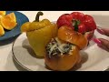 Sharmone’s kitchen: Stuffed Omelette Bell Peppers#cooking #easymeals #mukbang