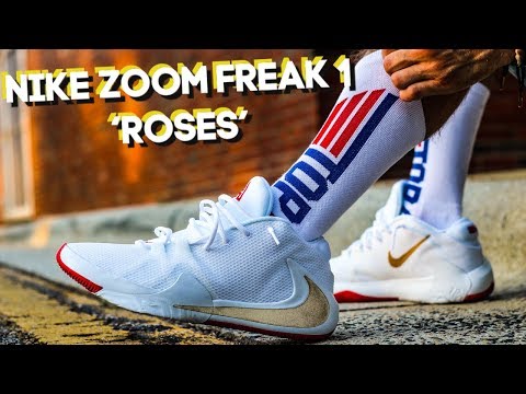 nike zoom freak 1 on feet