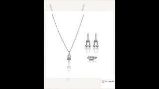 Women's Stainless Steel Unique Design Silverpolish Combo Jewelry (Silver Plated)