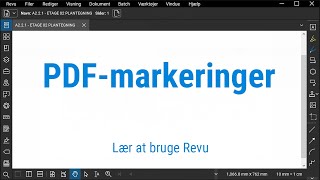 bluebeam revu: pdf-markeringer