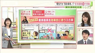 “在宅”増加で家計直撃・・・電気代の節約術を伝授！(2021年1月12日)