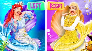 Left Or Right? Baby Doll Vs Suzy Extreme Mermaid Makeover Challenge | Baby Doll Show