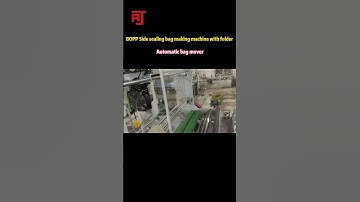 Automatic Bopp Pe Po side sealing bag making machine with folder