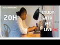 EXAM MODE | Study With Me – 20 Real Hours (No Music)