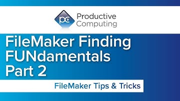FileMaker Finding FUNdamentals  - Part 2 - Basic Operators
