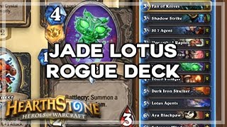 [Hearthstone] Jade Lotus Golem Rogue Deck - Mean Streets of Gadgetzan
