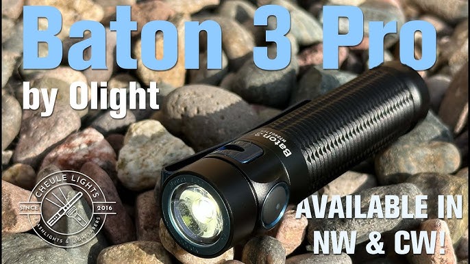 Baton 3 Pro Max 2500 Lumens Powerful EDC Flashlight Bundle