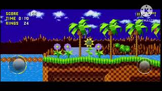 Sonic The Hedgehog Android Green Hill Zone 1 Act.