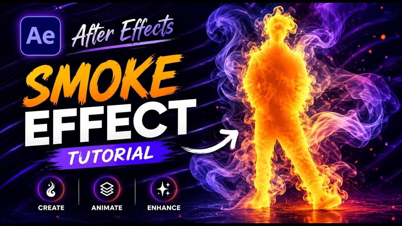 Create This Realistic Smoke+Wavy Effect | After Effects