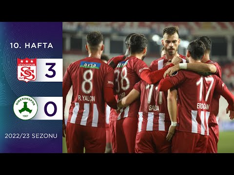 Demir Grup Sivasspor (3-0) Bitexen Giresunspor | 10. Hafta - 2022/23