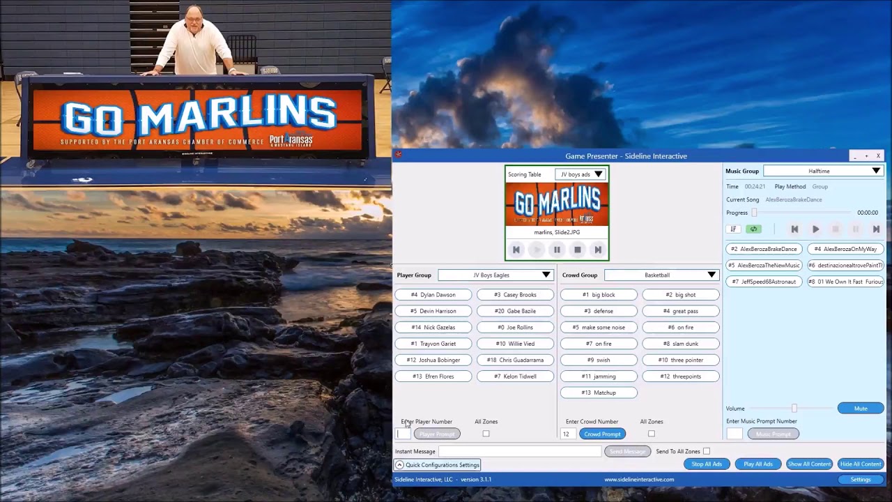 Sideline Interactive LED table GamePresenter software features - YouTube