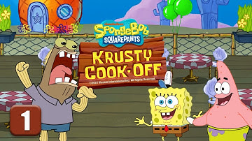 SpongeBob: Krusty Cook-Off - Pancake Stand -  Part 1 - (Level 1-5) Tutorial (iOS, Android)