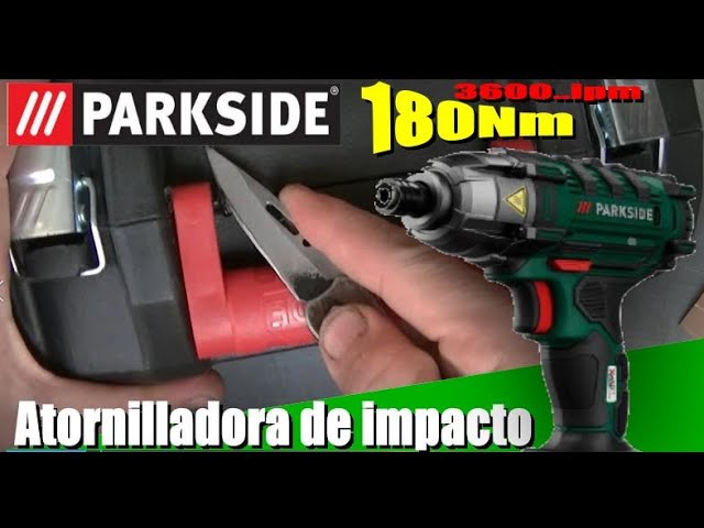 Taladro atornillador percutor parkside psbsa 20-li b2 - UNBOXING Y PRUEBA 