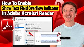 How To Enable Show Text Field Overflow Indicator In Adobe Acrobat Reader (2026)