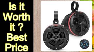 Review Pyle 2-Way Waterproof Off Road Speakers - 4 800W Active Passive Marin!! Important Information