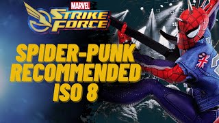 Spider Punk Recommended ISO 8 Marvel Strike Force - WEB WARRIORS