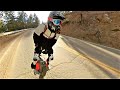 High Speed Electric Unicycle Hill Bomb *Nerve Wracking*
