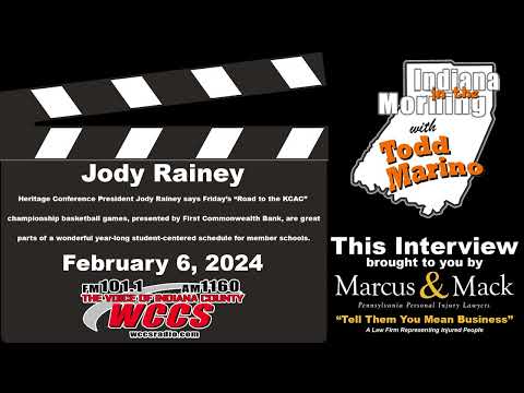 Indiana In The Morning Interview: Jody Rainey (2-6-24)