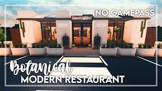 No Gamepass Botanical Modern Restaurant Speedbuild and Tour - iTapixca Builds