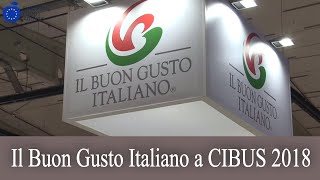 La rete di imprese delle eccellenze italiane ha partecipato al 19° Salone Internazionale dell'Alimentazione di Parma. In queste interviste, Giancarlo Taglia (Manager di Rete) Luca Fraccaro (presidente di Fraccaro Spumadoro) e Pierantonio Sgambaro, (presidente del pastificio Sgambaro), illustrano obbiettivi della rete e caratteristiche delle loro aziende. Il Buon Gusto Italiano a Cibus 2018