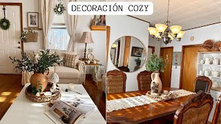 DECORACIÓN SENCILLA Y COZY/ FARMHOUSE DECOR/ IDEAS ACOGEDORAS/ WINTER DECOR/#soniaceli