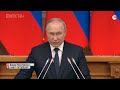 Владимир Путин: "Россия ответит на угрозу безопасности молниеносными ударами"