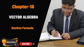 Section Formula for vectors