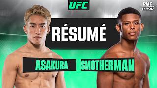 Résumé UFC Macau : Un KO BRUTAL chez les poids coqs entre Smotherman et Asakura