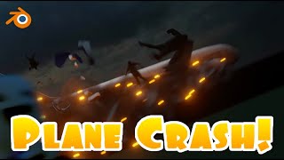 PLANE CRASH vfx breakdown