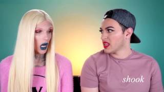 manny mua repeating jeffree star for 5 minutes straight