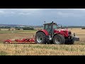 🔊💪/Déchaumage 2020/Massey Ferguson 8460/Väderstad Carrier 650 👍