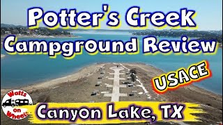 ⛺ Potter's Creek Park Campground Review, Canyon Lake, TX  // USACE