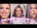 DIY PURPLE HAIR AT HOME | BRITE HAIR DYE