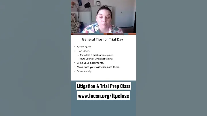 Representing yourself in court? Our free class can help!