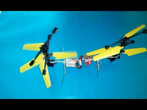 [BETA Version] DIY - Make Twin-engine Helicopter From Wing Minion Flying