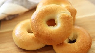 Sugarfree Bagel Recipe 原味贝果 无厨师机也可以制作