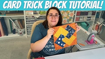 Kaarttruc Quiltblok eenvoudig gemaakt voor beginners | 2025 Sew Becca QAL - Blok 9