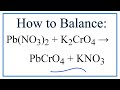 Lead(II) Chromate Reaction Concepts