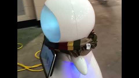 Robot Snow Autonomous navigation and avoidance test