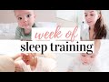 SLEEP TRAINING PROGRESSION 😴 | FERBER METHOD | KAYLA BUELL