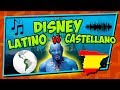 🎵 CANCIONES Disney LATINO vs CASTELLANO 🎤🎶 Comparación y ejemplos