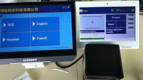 French announcement queue management system, flexible to fit queue project like bank, clinic, etc.