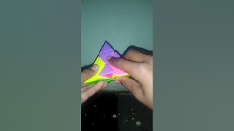 pyramix cube solving magic tricks #1000subscriber #cube #pyramix #kite #toy #pyraminxc #shortvideo