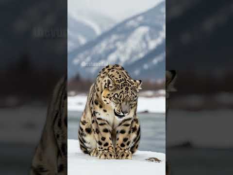Snow leopard Cub Gets Saved! #animal