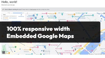 Integrate a responsive Google Maps iframe to any website
