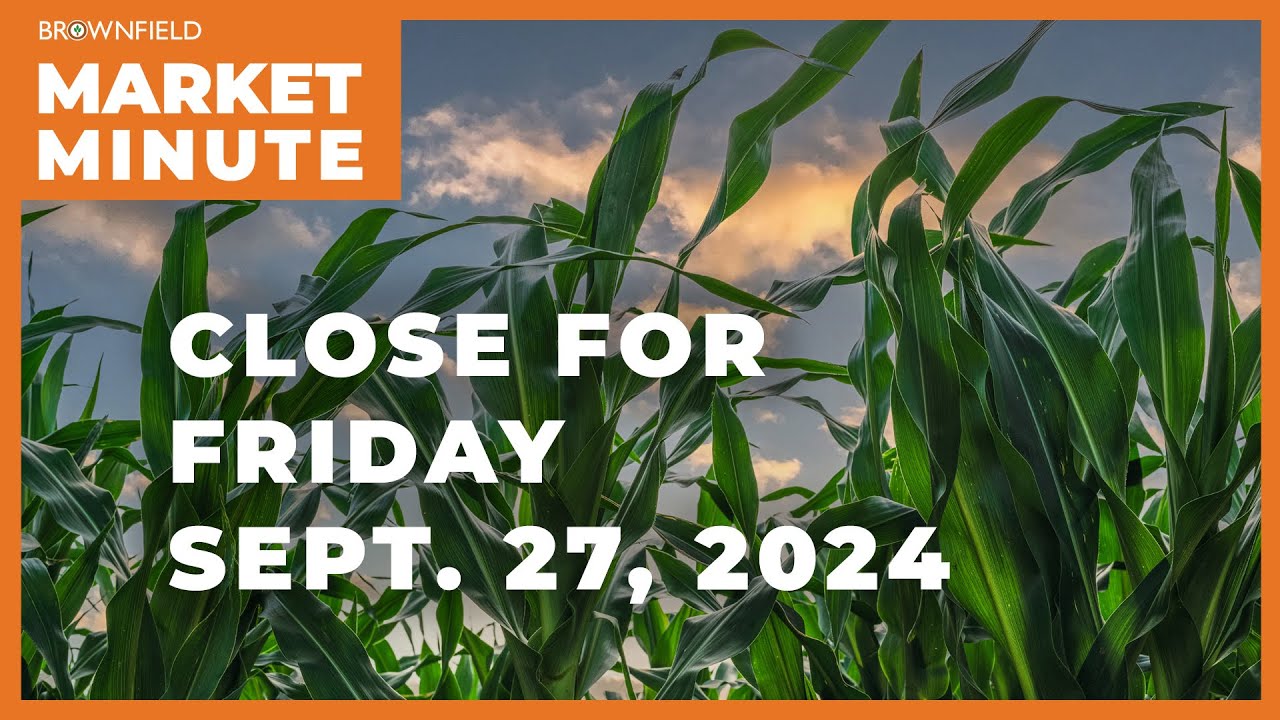Soybeans and corn were up Friday | Closing Market Minute - YouTube