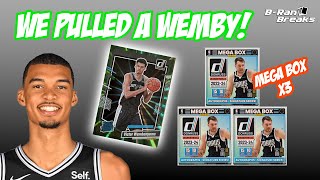 MEGA WEMBY PULL! Walmart Mega Boxes! 2023-24 Donruss Basketball Retail! Can we finally pull an auto?