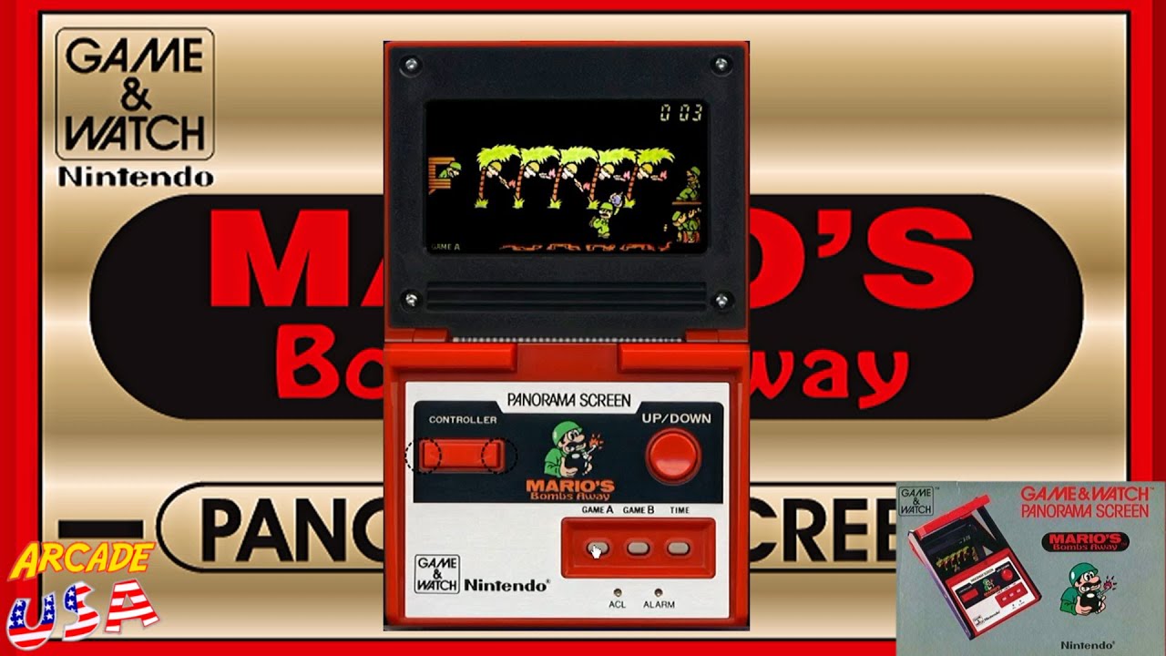 Mario's Bomb's Away! (Nintendo Game & Watch) - YouTube