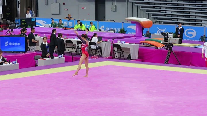 Chen Xiaoqing - FX Qual - 2019 CHN Nationals Zhaoq...