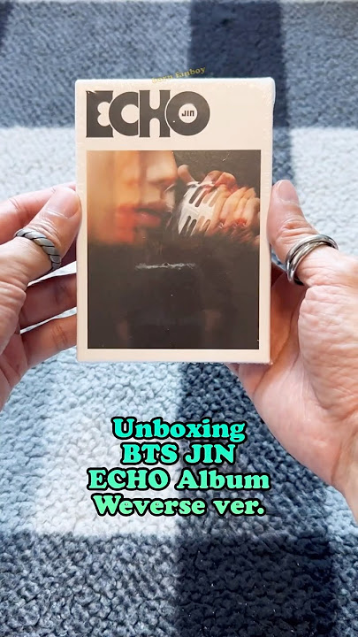 Unboxing BTS JIN - ECHO Album Weverse version